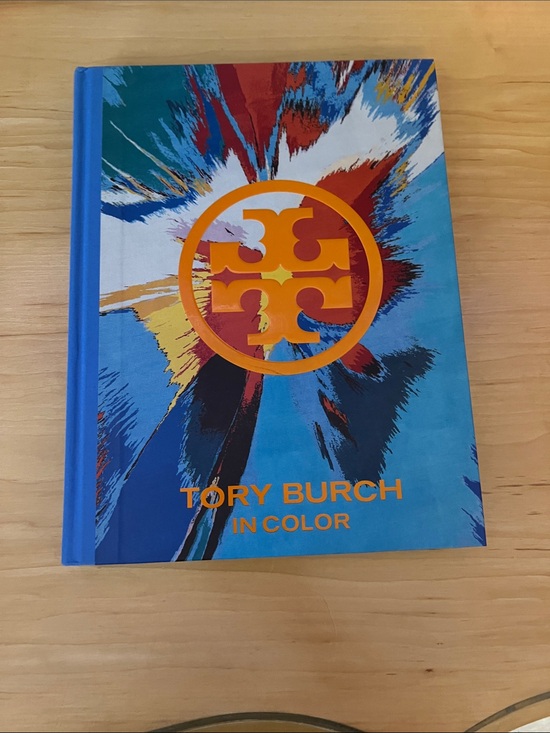 Tory Burch Other - Tory Burch Multicolor Hardcover Book with Orange Logo